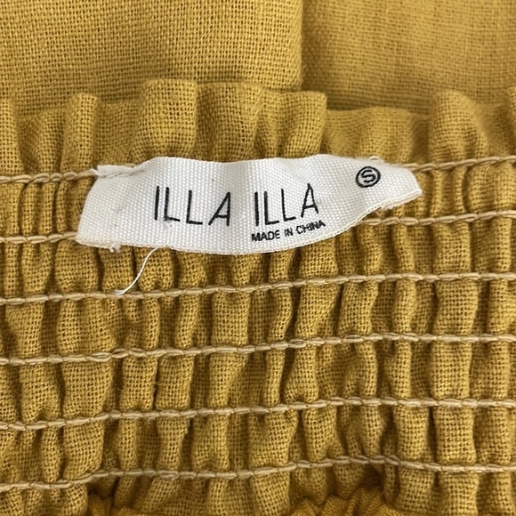 Illa Illa Linen Blend Halter Neck Button Down Romper size S - Picture 9 of 9